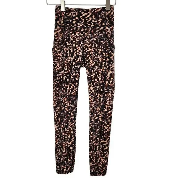 LULULEMON Pants Womens 2 Invigorate High Rise Tight 25" Motion Flux Multi - Picture 4 of 10